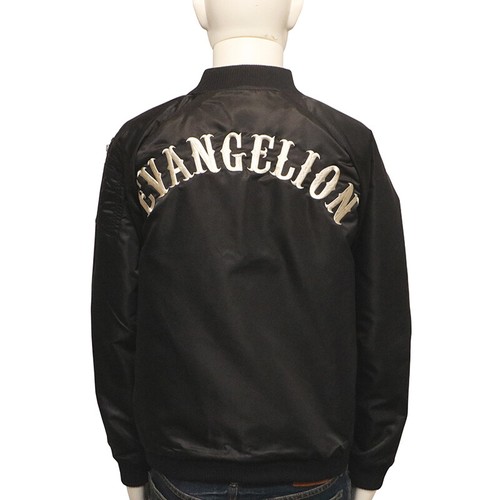 Nishiki × EVANGELION Rei Ayanami Reversible Sukajan & MA-1 Jacket Cherry Blossom - Picture 15 of 19