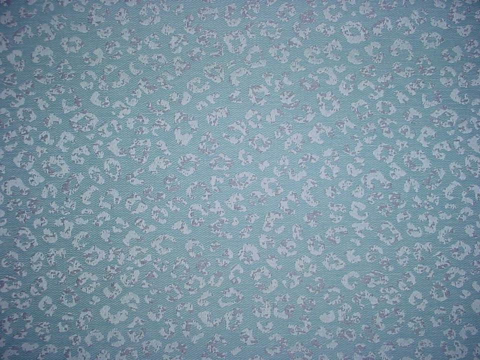 Tela de tapicería para cortinas de lino leopardo azul cielo Tsavo Scalamandre 26834 4-3/8 años Foto 2 de 4