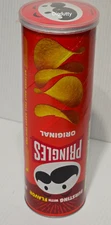 5.2oz Can Of ORIGINAL Pringles Unopened W/The Label Upside Down Fresh