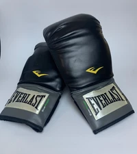 Everlast Ever Fresh Training Boxing Gloves Unisex Adult Black 16 oz  Pro Style