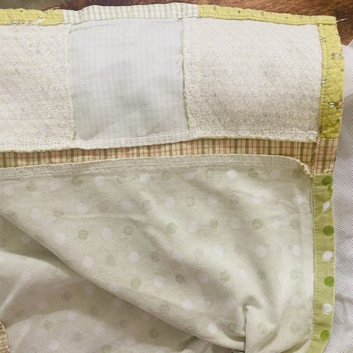 Lambs & Ivy 2 Piece Set Dust Ruffle Valance Monkey Turtle Alligator Polka Dots - Picture 7 of 9