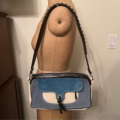 Francesco Biasia One Shoulder Suede y2k