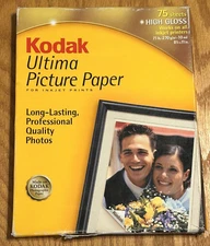 KODAK Ultima Photo Paper Colorlast High Gloss 8.5 x 11 - ~65-70 Sheets