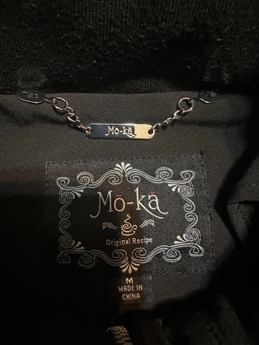Mo-Ka Zip Up Jacket Black Size M Heavy Weight - Picture 3 of 5