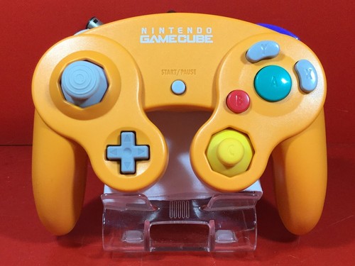 Nintendo Official GAMECUBE Wii Controller GC Pad Orange JAPAN OFFICIAL In Stock - Picture 1 of 5