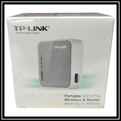 TP-Link TL-MR3020 150 Mbps 10 Mbps Wireless N Router Brandneu