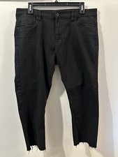 Kenneth Cole Men  s Jeans 38X32 Black Regular Fit Stretch Denim Today Is Your Day