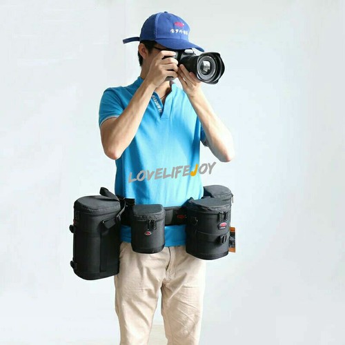 Waterproof DSLR Camera Shoulder Bag Large Lens Bag Case Pouch Padded 150-600mm - Picture 25 of 25