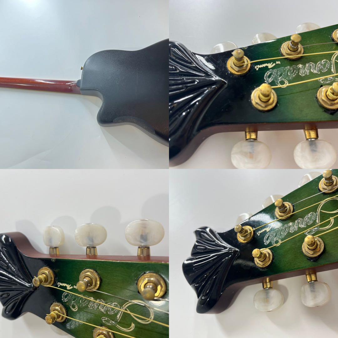 Electric Acoustic Guitar Tornado by Morris ZII-HG Green