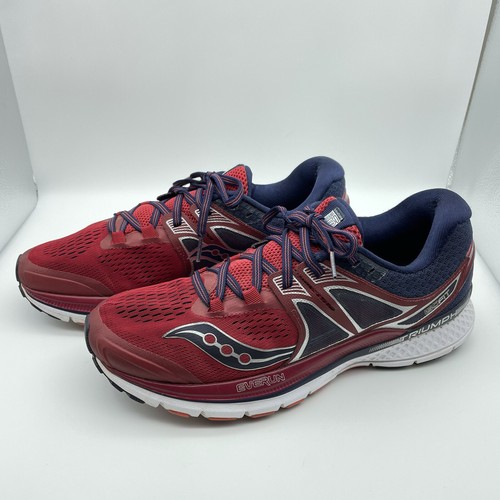 Saucony Everun Triumph ISO Fit Mens Red 