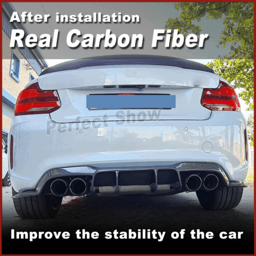 Carbon Heckdiffusor Diffusor Spoiler Heckansatz für BMW 2 Coupe F87 M2 2015-2018 - Bild 2 von 11