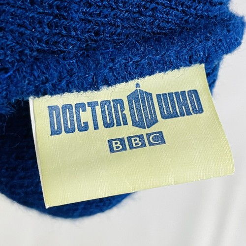 Doctor Who TARDIS Police Box Beanie Laplander Cap 2009 Adult BBC TV Collectible - Picture 6 of 7