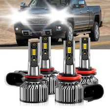 For Dodge Ram 2500 2009-2010 Front LED Headlight Bulb High Low Beam Combo White