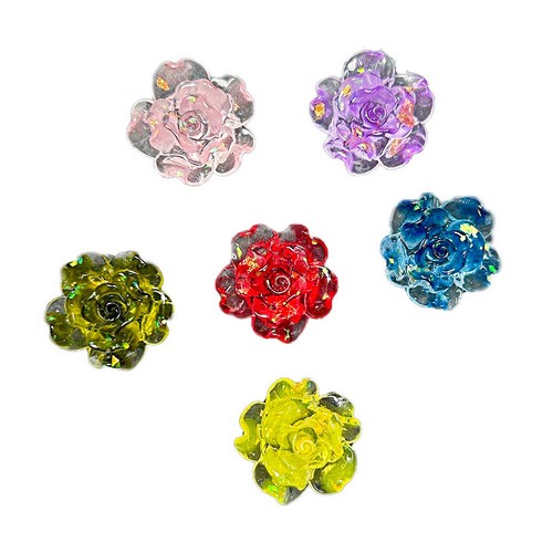 10pcs 3D Nail Rhinestone Decoration Luminous Beads Charms Nails Accessories - Picture 5 of 29