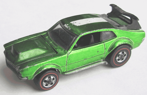 Hot Wheels Redline MIGHTY MAVERICK verde c6 molto buono 1969 anni 60 vintage raro - Foto 2 di 4