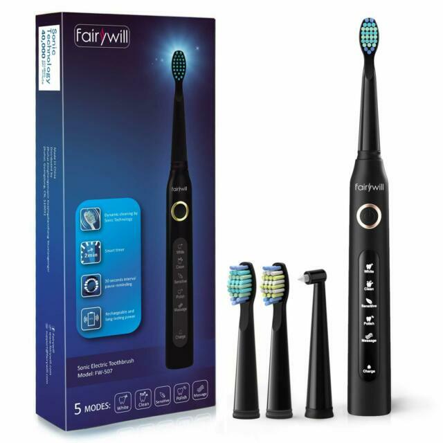 Gloridea GD508 Black Sonic Electric Toothbrush