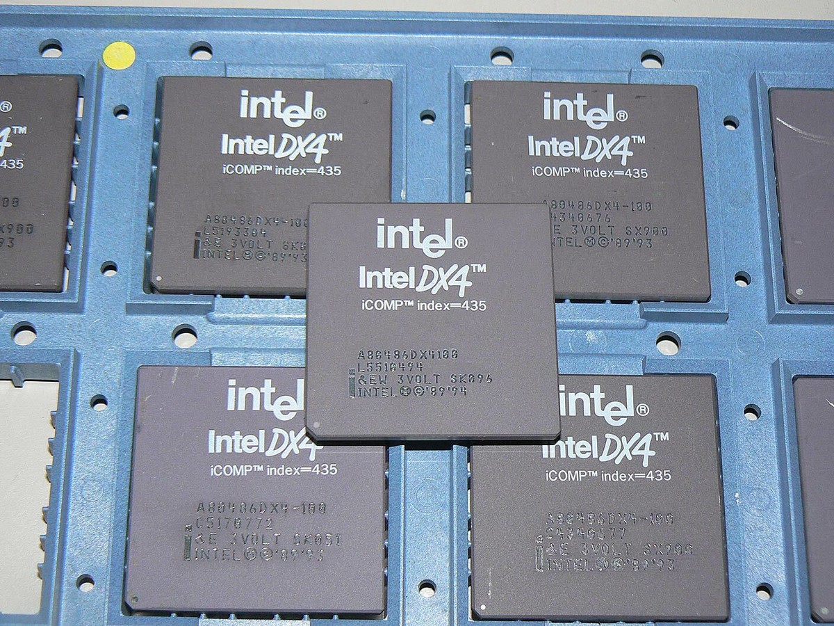 Intel I486 DX 486/dx4/3v 100mhz CPU Processor A80486dx4100