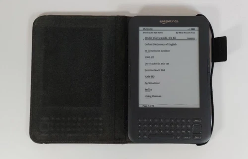 Amazon Kindle E Book Reader Keyboard D00901 (3rd Generation) 4GB Wi-Fi 6" Screen