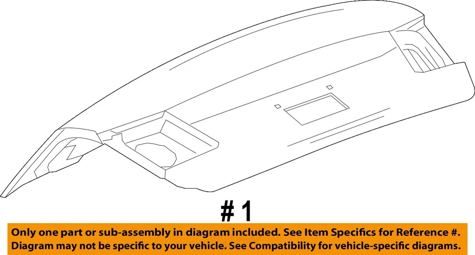 Used Deck Lid fits: 2011 Chevrolet Cruze w/o spoiler w/o rear view camera Grade Foto 4 de 4