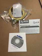 New ZyXEL PLA4201 v2 500 Mbps Mini Powerline Ethernet Adapter  NEW 