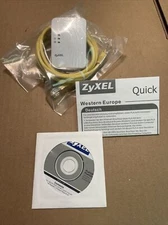 New ZyXEL PLA4201 v2 500 Mbps Mini Powerline Ethernet Adapter **NEW**