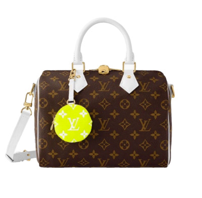 LOUIS VUITTON Speedy Monogram in Bandoulière 25 in brown Canvas