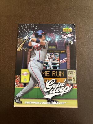 2006 Upper Deck First Pitch Goin Deep Braves Baseball Card #GD11 Chipper Jones
