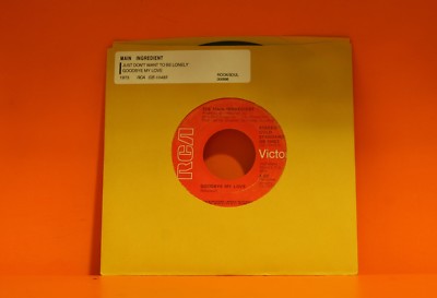 MAIN INGREDIENT - JUST DON'T WANT TO BE LONELY / GOODBYE MY LOVE - 7'' single 45 