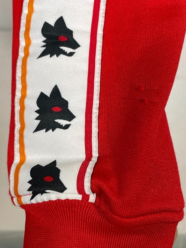 AS Roma Red Tapered Full Zip Trainingsjacke Herren LARGE - Bild 7 von 11