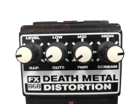 DOD FX86B Death Metal Distortion Guitar Effect Pedal Very