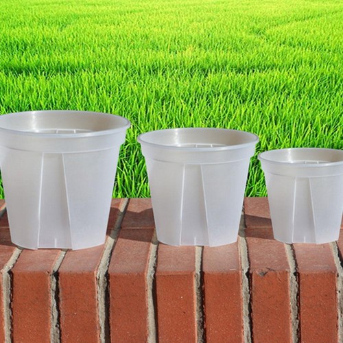 Clear Orchid Pots Flower Pots Garden Plastic Pots 10/12/15/21 cm Plant