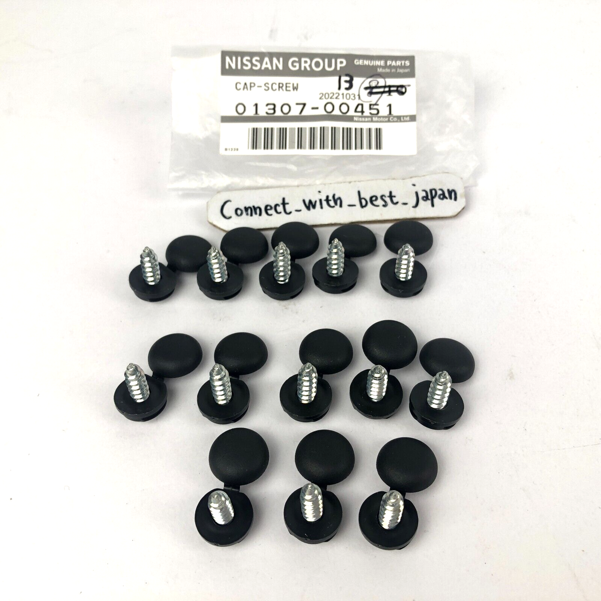 NISSAN GENUINE Cap Screw Set for Center Console Dash Board Lining