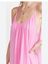 J. CREW pink slip on cover up womens large 100% linen