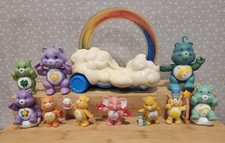 Vtg Care Bears Kenner Rainbow Roller Cousins Friend Wish Luck Figure Toy Lot
