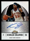 2006-07 Finest Rookie Autographs Refractors #93 Renaldo Balkman RC Auto