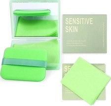 300 Sheets Oil Blotting Sheets for Face with Mirror and Puff  Face Oil Absorbin