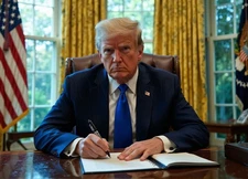 Donald  Trump Oval Office AI Generated Photo MAGA White House, USA 8X10 Print