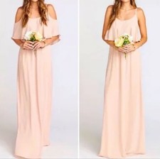 NWT Show Me your MuMu Caitlin Ruffle empire waist formal maxi dress_XS/S/XXL