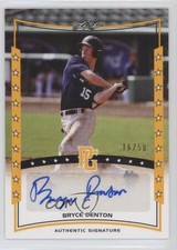 2014 Leaf Perfect Game Showcase Auto Gold 16/50 Bryce Denton #A-BD1 Auto h3a