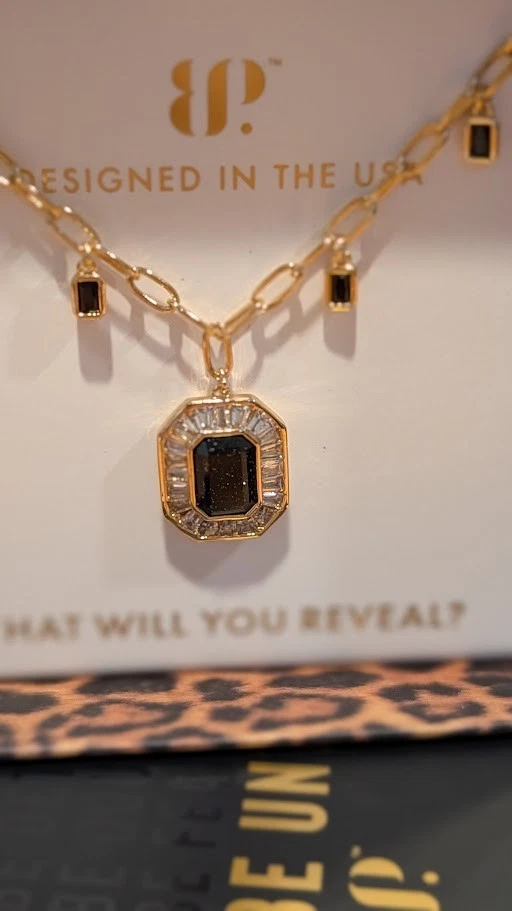 Bomb Party Untamed 2025 Necklace "Pulse Between Strikes" NK74620 Sandstone /Gold - Image 2 of 3