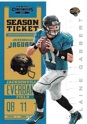 2012 Panini Contenders - Season Ticket Blaine Gabbert #44
