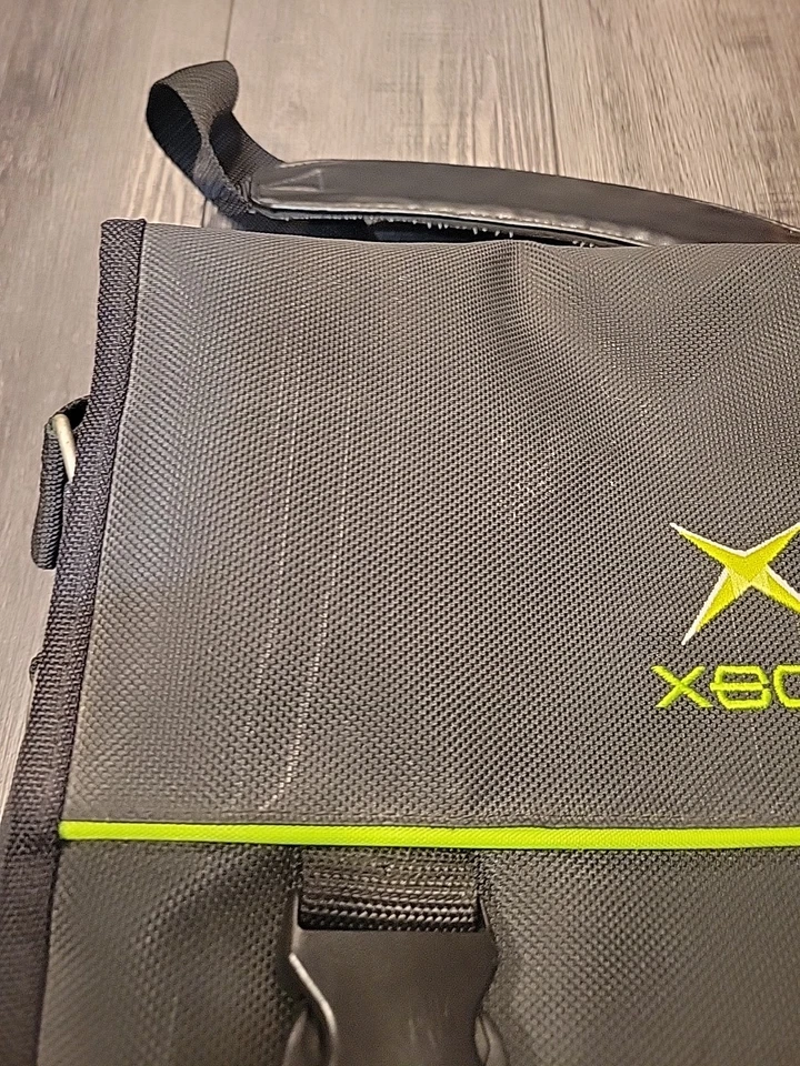 Vintage Official Microsoft Original XBOX Carrying Case Travel Bag Messenger Bag - Image 2 of 4
