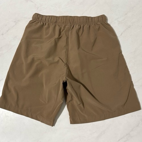 Quince Youth 12 Tan Drawstring Athletic Shorts Gym Training Running Sporty - Picture 4 of 6