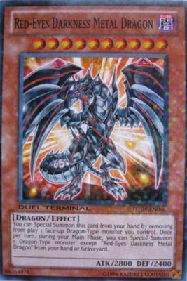 Yugioh! MP Red-Eyes Darkness Metal Dragon - DT04-EN060 - Common - Duel Terminal 