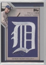 2010 Topps Jumbo Packs Manufactured Hat Logo Relic 82/99 Ty Cobb HOF 14zz