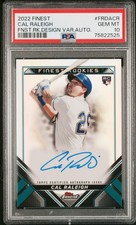 Cal Raleigh 2022 Topps Finest Rookie Variation Auto #FDACR. PSA 10