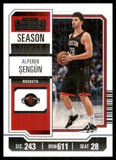 Alperen Sengun 2023-24 Panini Contenders #36 Rockets NBA READ FREE SHIPPING