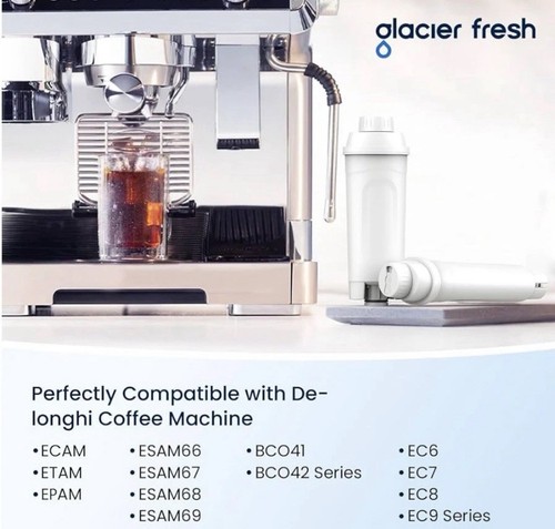 GLACIER FRESH DLSC002 Water Filter (2 Pack) Compatible with DeLonghi - Picture 4 of 7