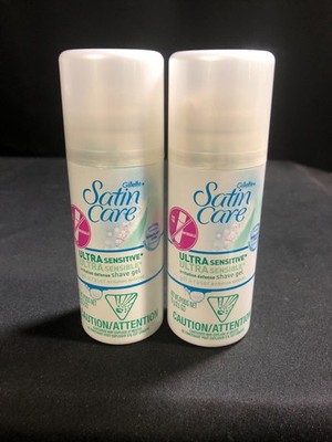 Pack of (2) New Satin Care Shave Gel Ultra Sensitive 2.5 Ounce