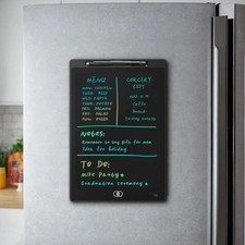 Magnetic Dry Erase Board for Fridge, 9.8   6.7  Small LCD Writing Tablet Blackboa